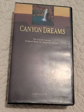 Canyon Dreams VHS New Age Music By Tangerine Dream Vintage
